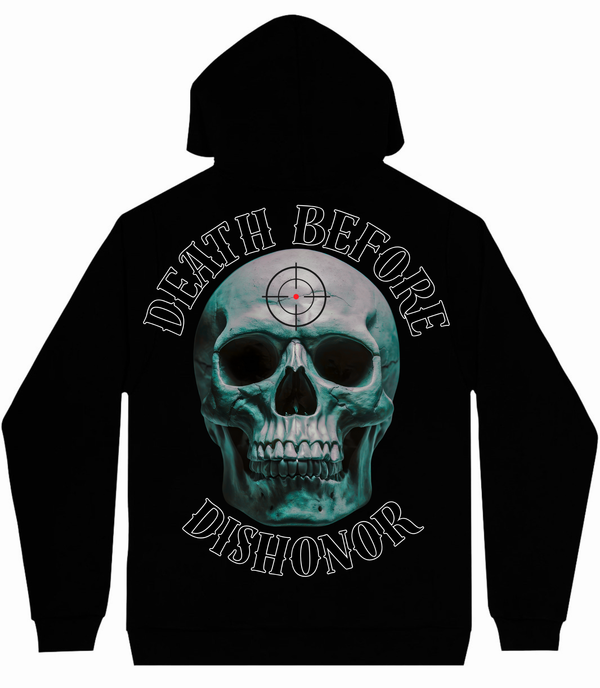 Death Before Dishonor Zip Up Hoodie