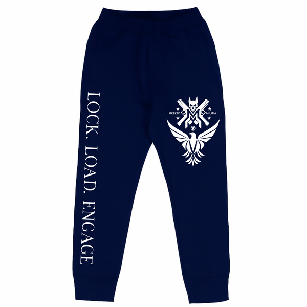 Lock. Load. Engage. Sweatpants