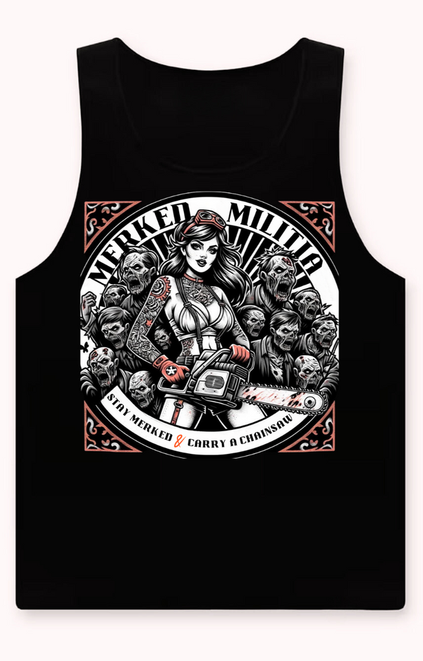 MEN'S CARRY A CHAINSAW TANK TOP