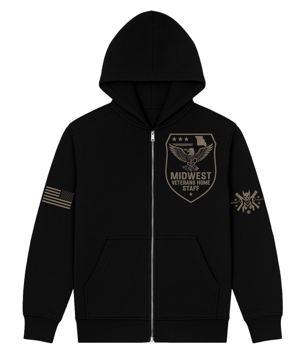 Midwest Vet Staff Zip Up Hoodie