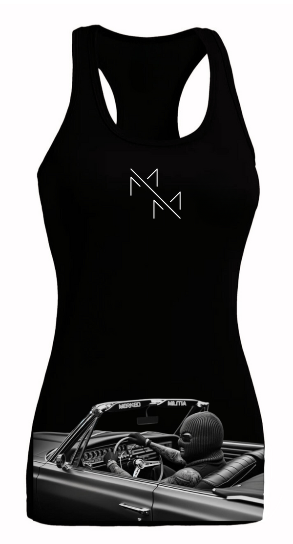 WOMEN'S LOWRIDER COLLECTION: OP'S LURKING RACERBACK TANK