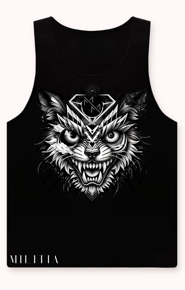 MEN'S MILITIA SPECIAL EDITION: BLACKCAT TANK TOP