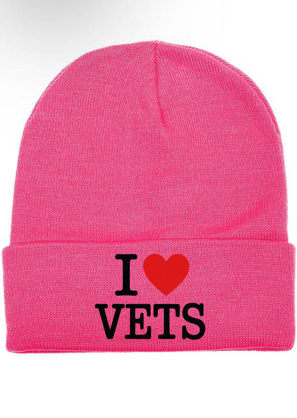 I Love Vets Beanie