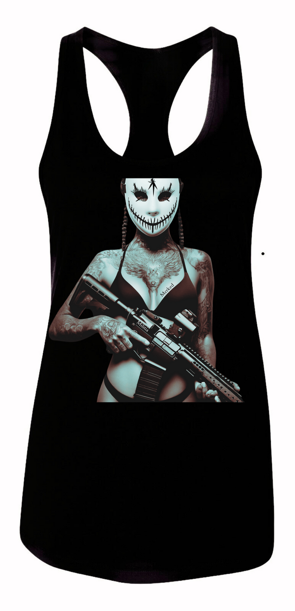 WOMEN'S MASQUERADE RACERBACK TANK