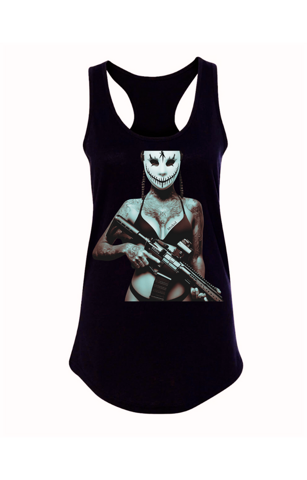 WOMEN'S MASQUERADE RACERBACK TANK