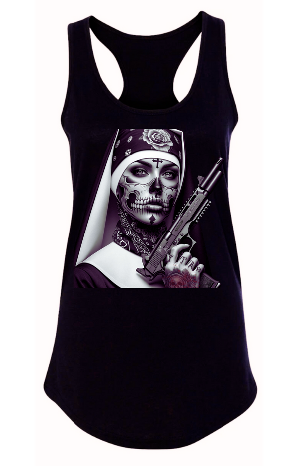 WOMEN'S RIGHT HAND RACERBACK TANK