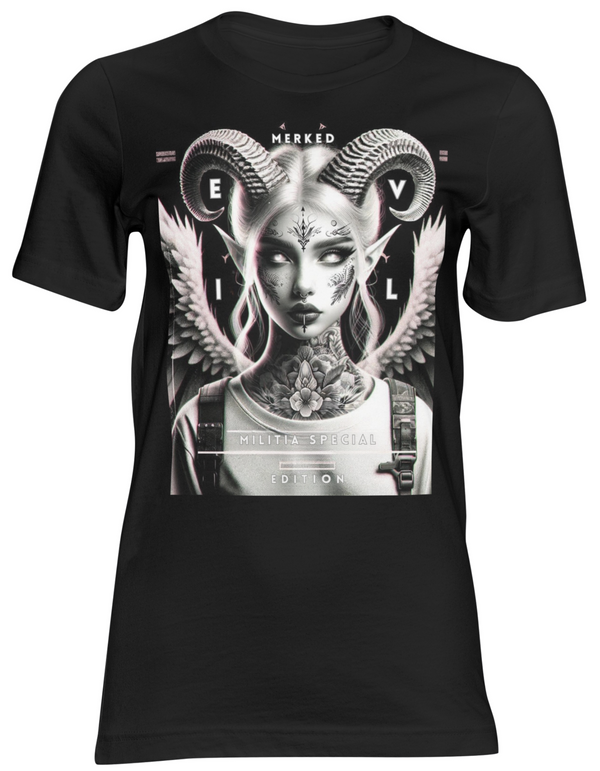 WOMEN'S MILITIA SPECIAL EDITION: EVIL ANGEL TEE