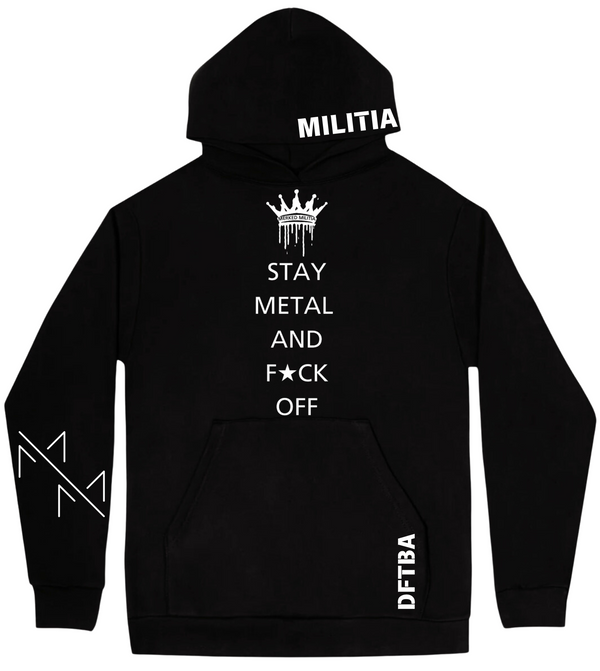UNISEX STAY METAL HOODIE