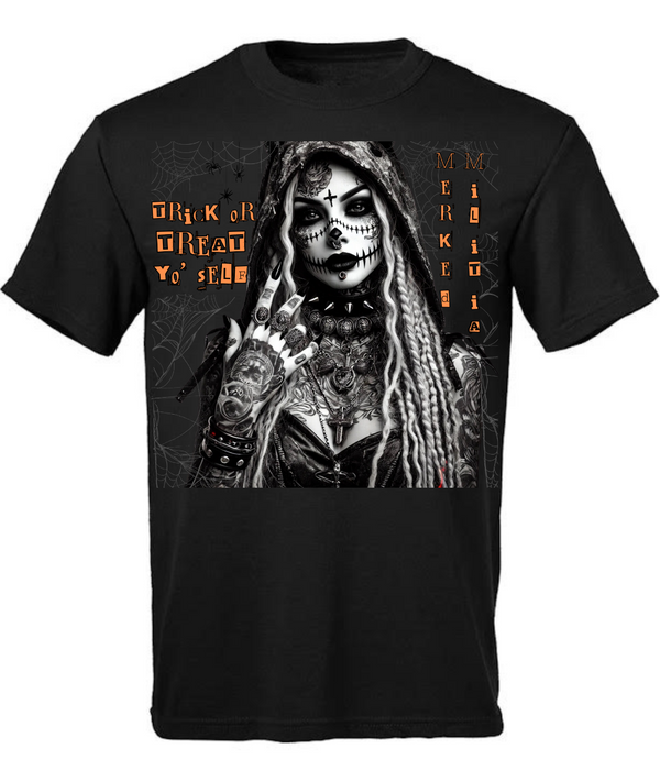 WOMEN'S TRICK OR TREAT YO' SELF TEE