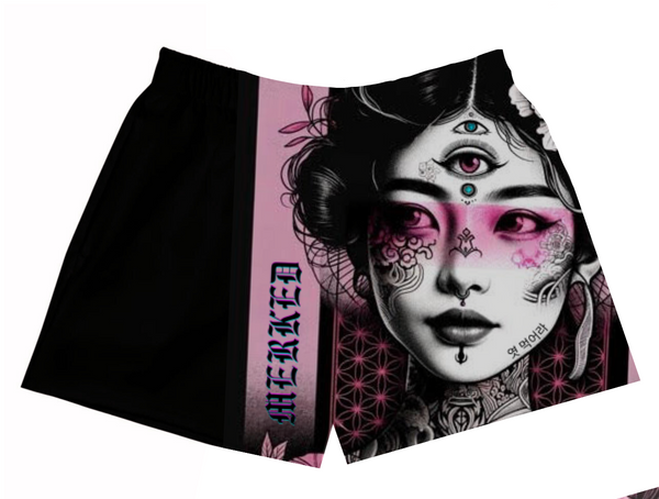 WOMEN'S POWER IN PINK SHORTS
