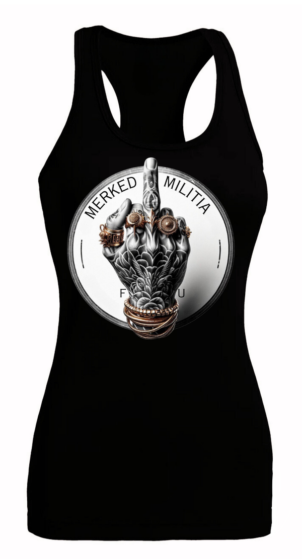 WOMEN'S GOLDFINGER RACERBACK TANK