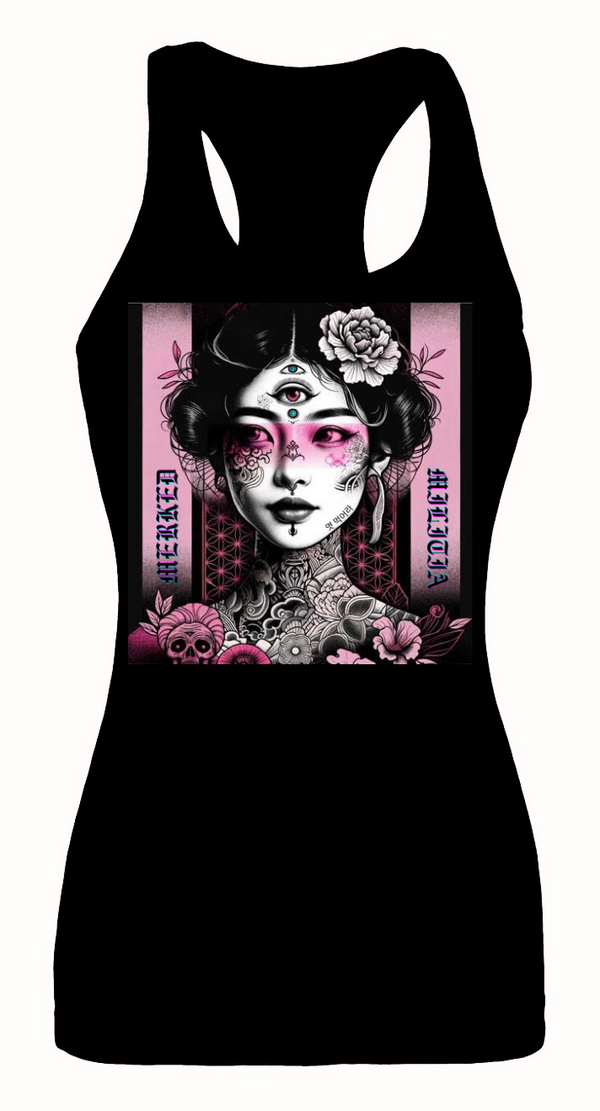 WOMEN'S POWER IN PINK RACERBACK TANK